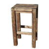 Sturdy High Stool Natural