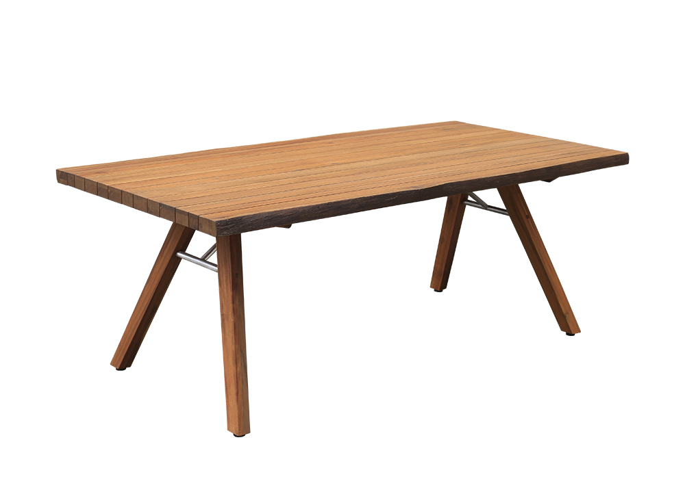 Sturdy Table White 200 cm Long Qfurniture Sturdy Table White 200 cm