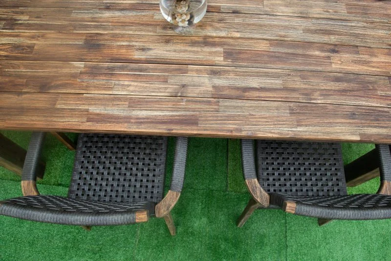STURDY TABLE 200 X 100 X 76 BLACK - Image 3
