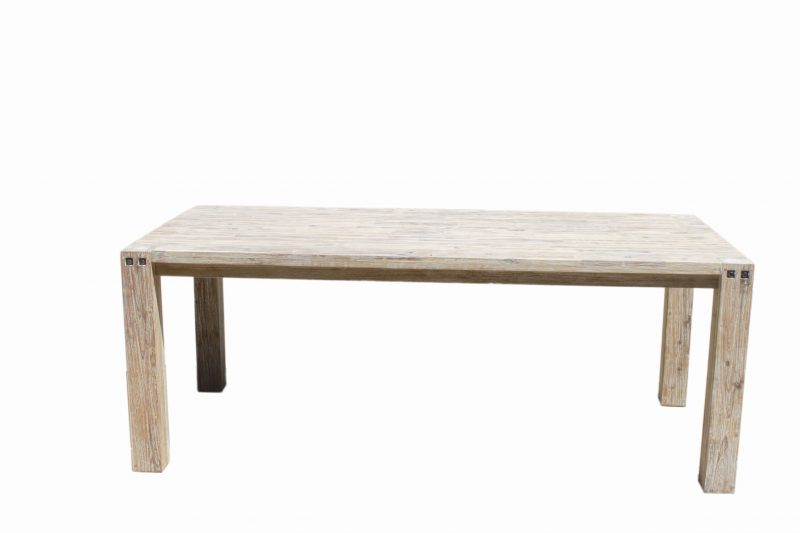 STURDY TABLE WHITE 200 X 100 X 76 CM - Image 3