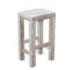 Sturdy High Stool White