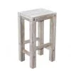 Sturdy High Stool White