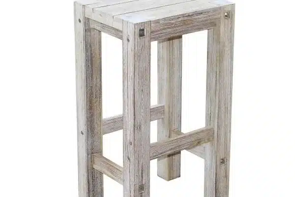 Sturdy High Stool White