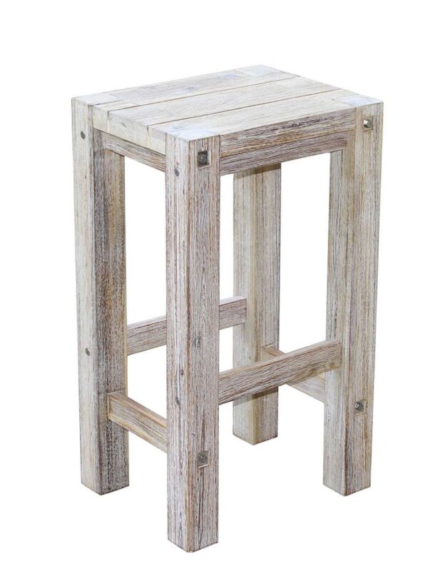 Sturdy High Stool White