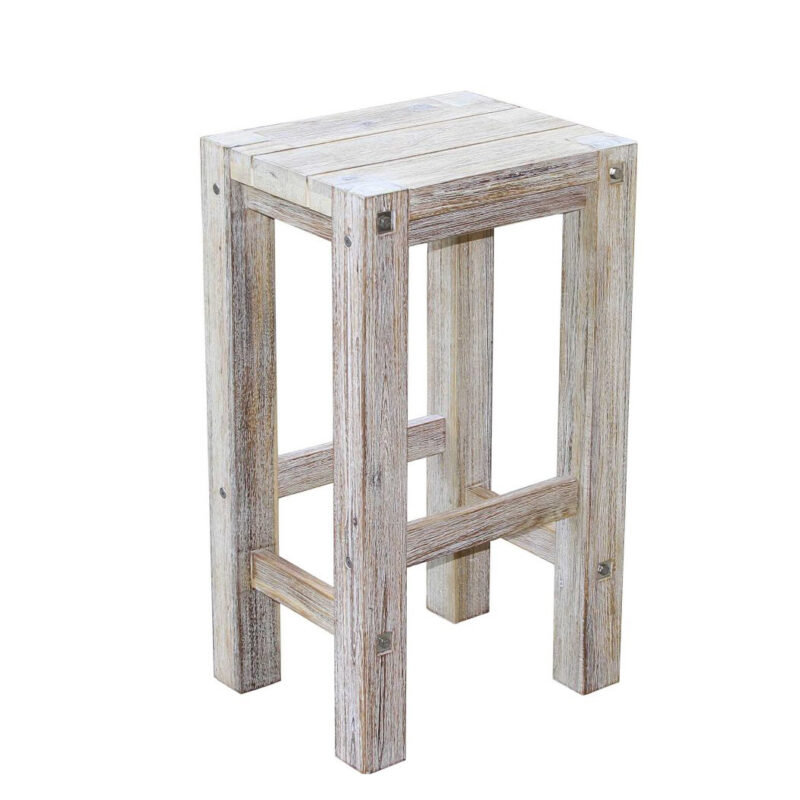 Sturdy High Stool White