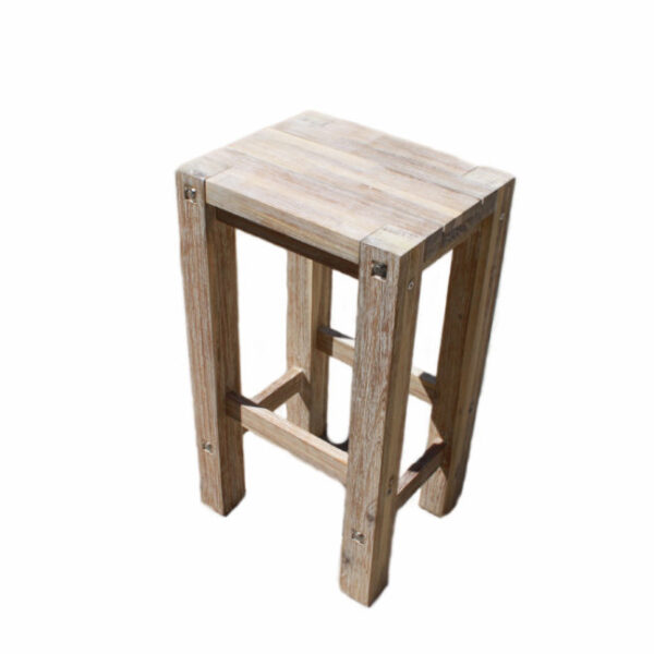 Sturdy High Stool White