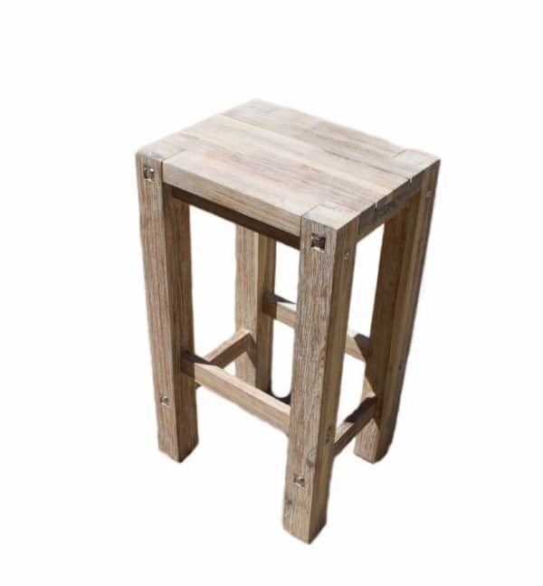 Sturdy High Stool White