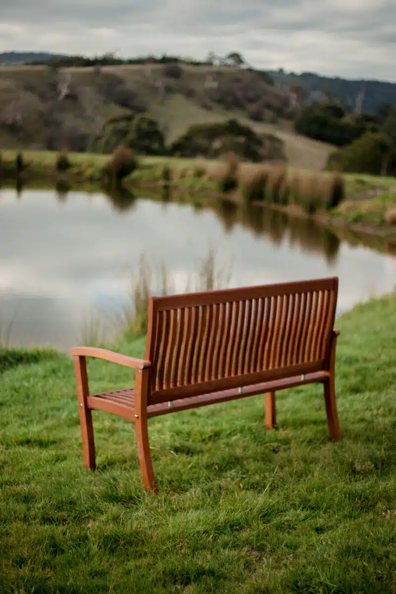 Espanyol 2-Seater Bench (Red) - Image 3