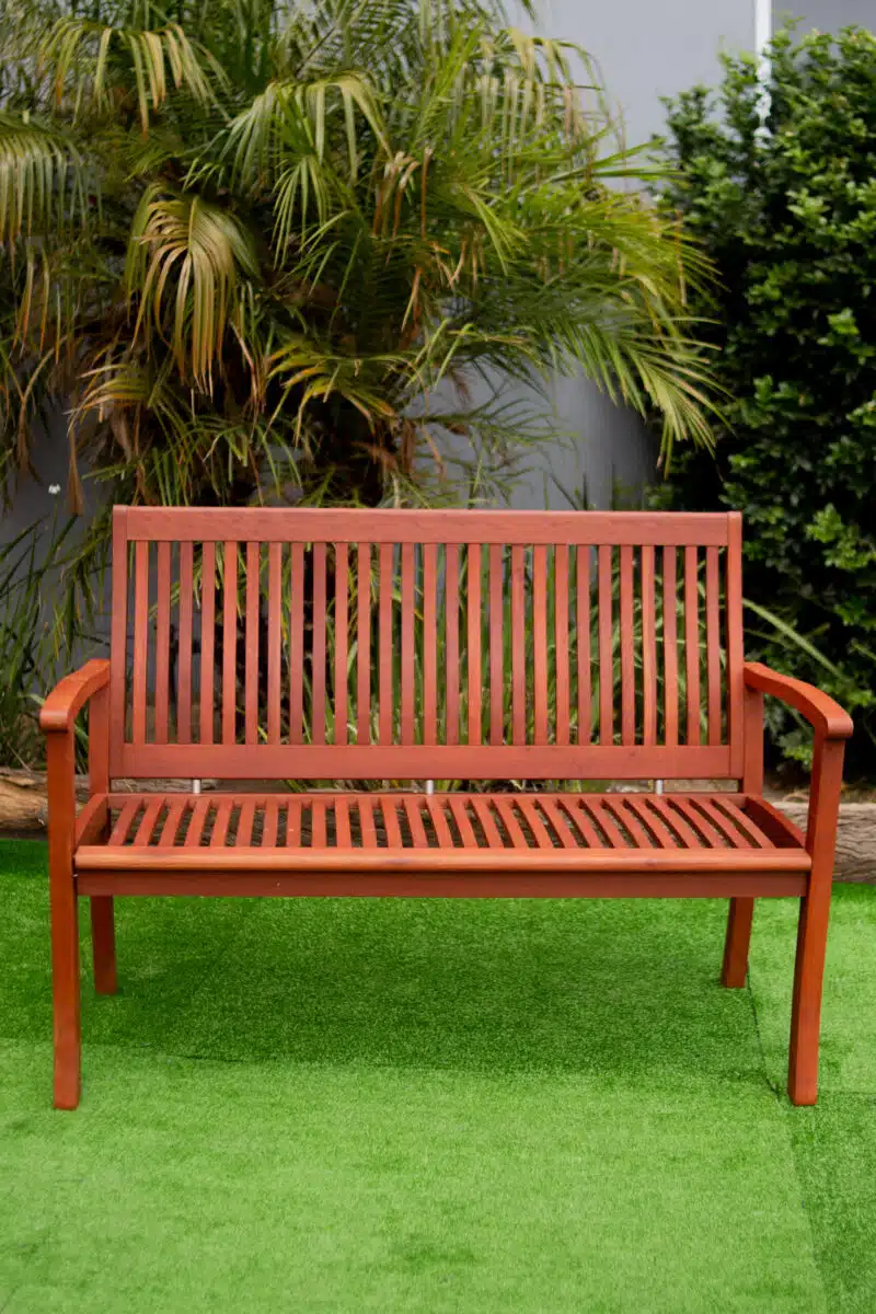 Espanyol 3-Seater Bench Red - Image 3