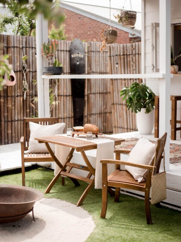 Espanyol Square Folding Table 80 x 80 cm