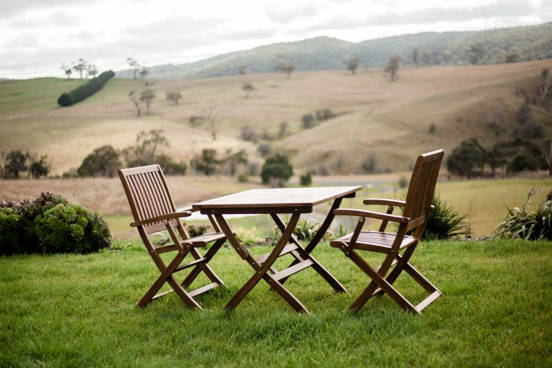 Maculata folding table and 2 armchairs - Image 7