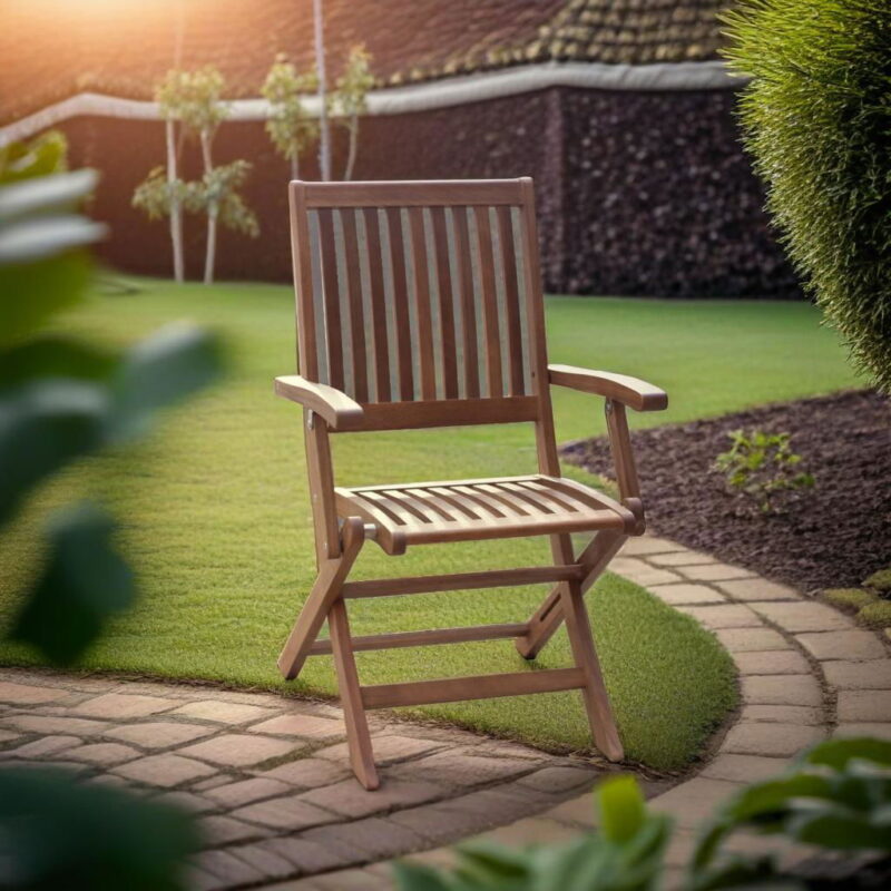 Maculata Folding Arm Chair - Image 2
