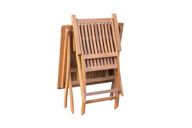 Maculata folding table and 2 armchairs - Image 3