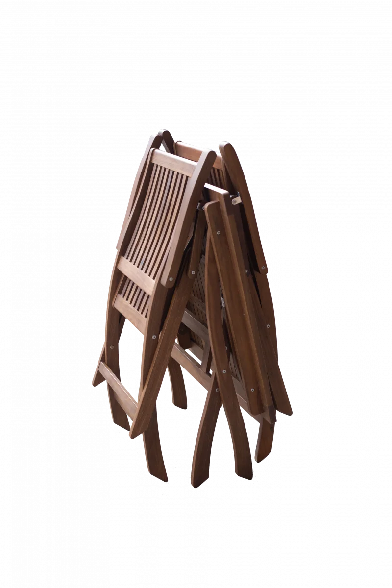 Maculata folding table and 2 armchairs - Image 2