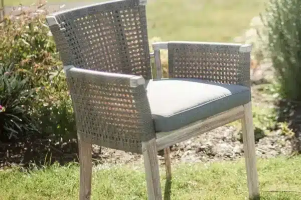 Whicker Highback Chair – White