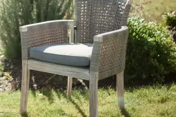 Whicker Highback Chair White