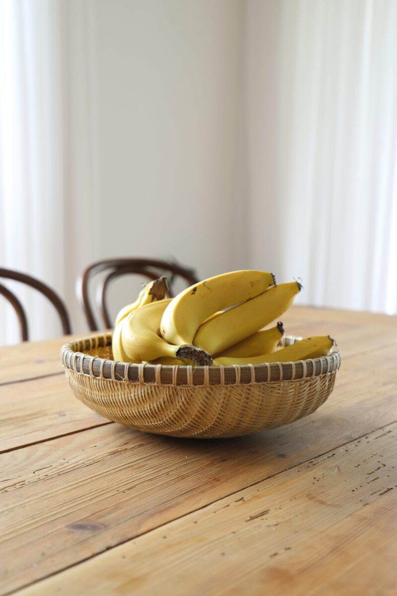 Round Bamboo Basket - 32cm - Image 2