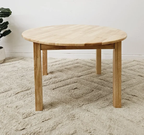 Round Table 90CM – Rubber Wood - 110
