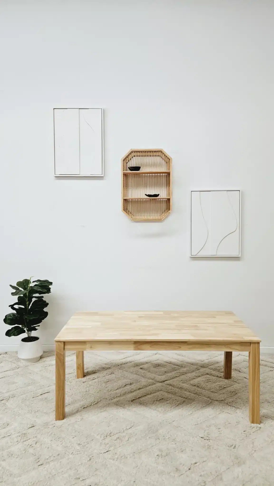 Acacia Rectangular Table - Image 2