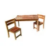Study Desk and 2 Stacking Chairs - 129069