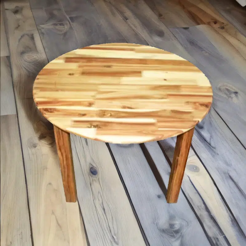 Round table 75 Acacia
