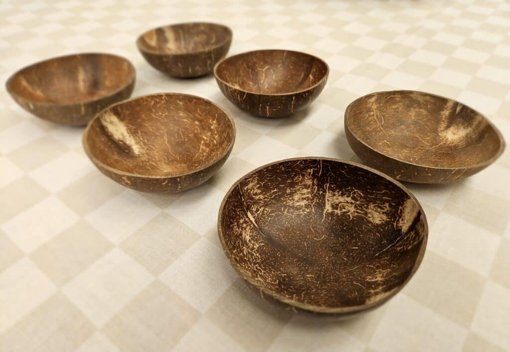 Coconut Dipping Bowls Set of 6 - Image 2