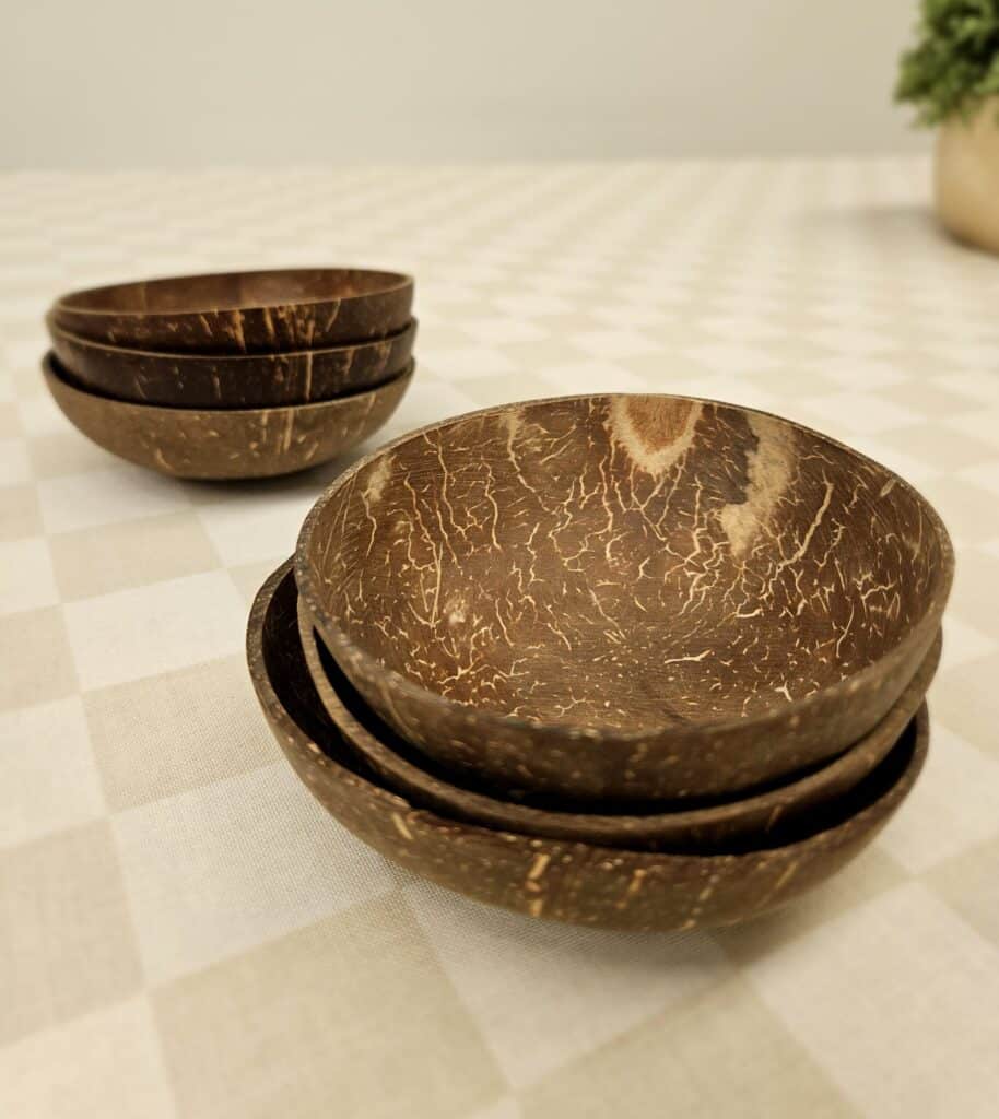 Coconut Dipping Bowls Set of 6 - Image 3