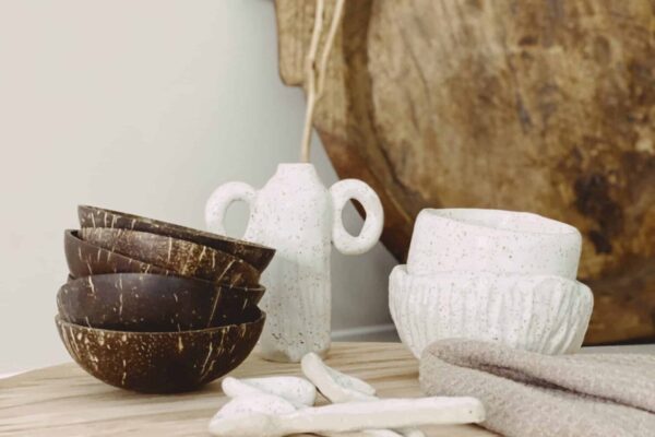 Coconut Dipping Bowls Set of 6