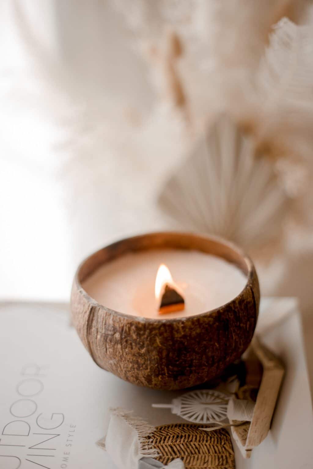 Coconut Candle - Timber Wick - Image 4