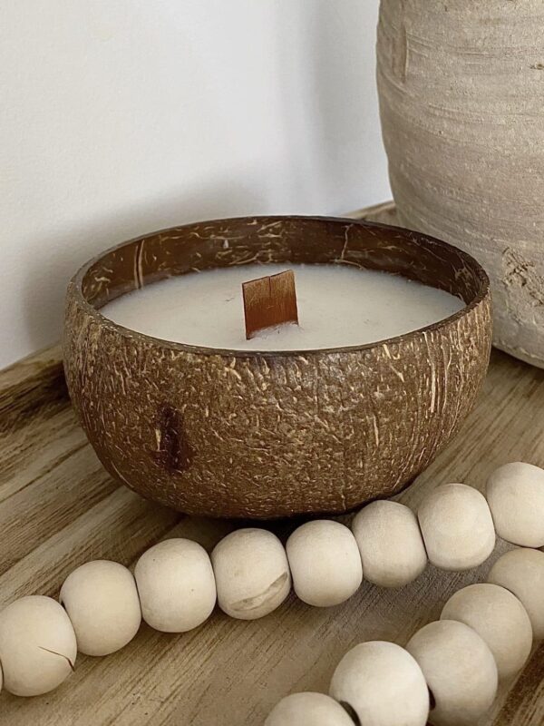 Coconut Candle - Timber Wick