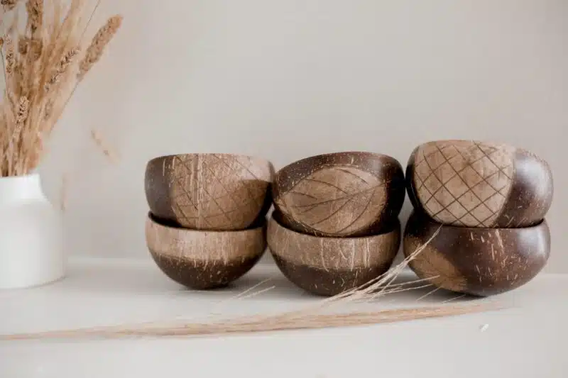 Patterned Coconut Rice Bowls Set of 6 - Image 4