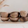 Patterned Coconut Rice Bowls Set of 6