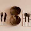 Coconut Bowl and Utensil Set