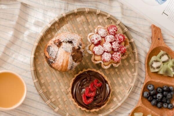 Bamboo Circle Tray Set