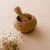 Wooden Mortar & Pestle