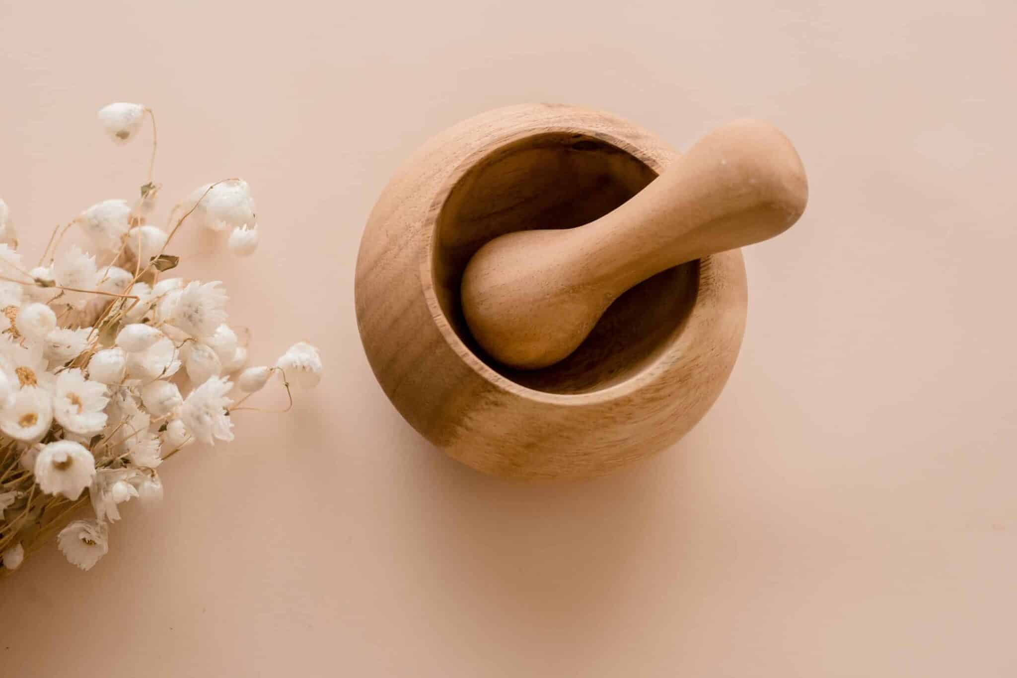 Wooden Mortar & Pestle - Image 2
