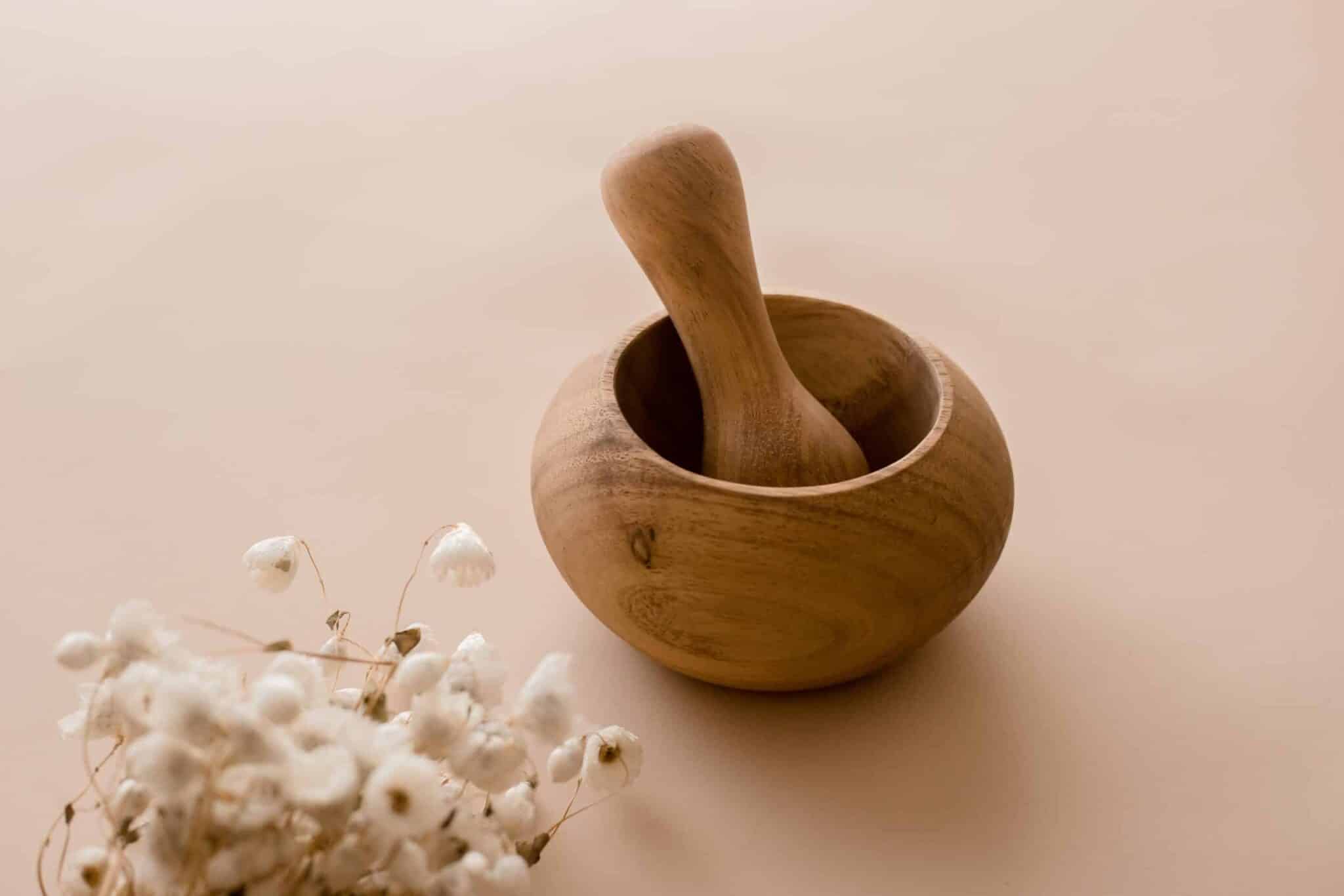 Wooden Mortar & Pestle - Image 3