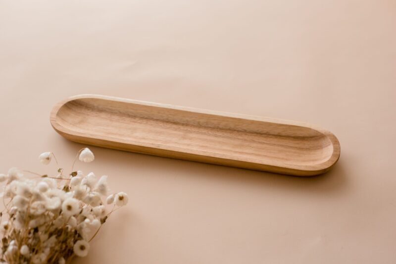 Wooden Bread or Finger Food Tray - Image 3