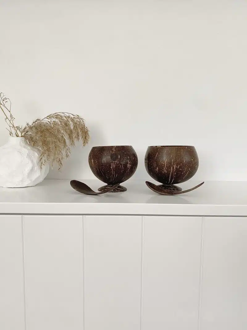 Coconut Ice Cream Cups Set of 2 - Image 4