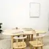 Childrens-hardwood-cloud-table-with-4-chairs-393