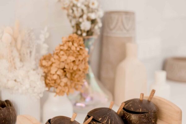 Coconut Spice Jar and Rack