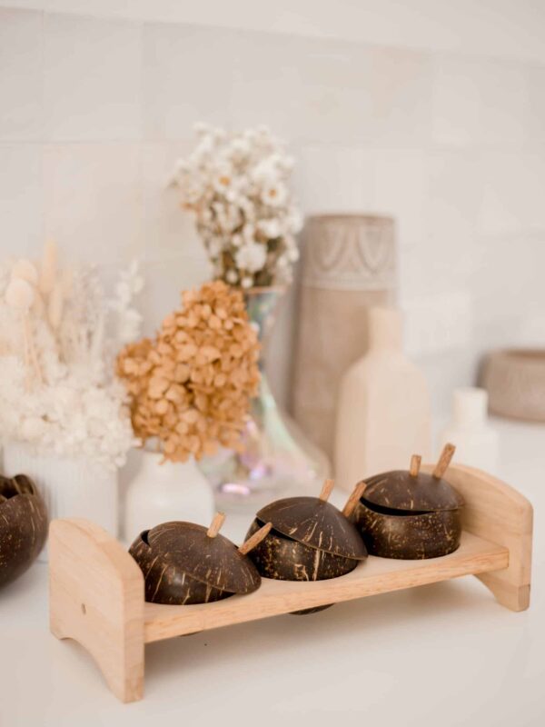 Coconut Spice Jar and Rack