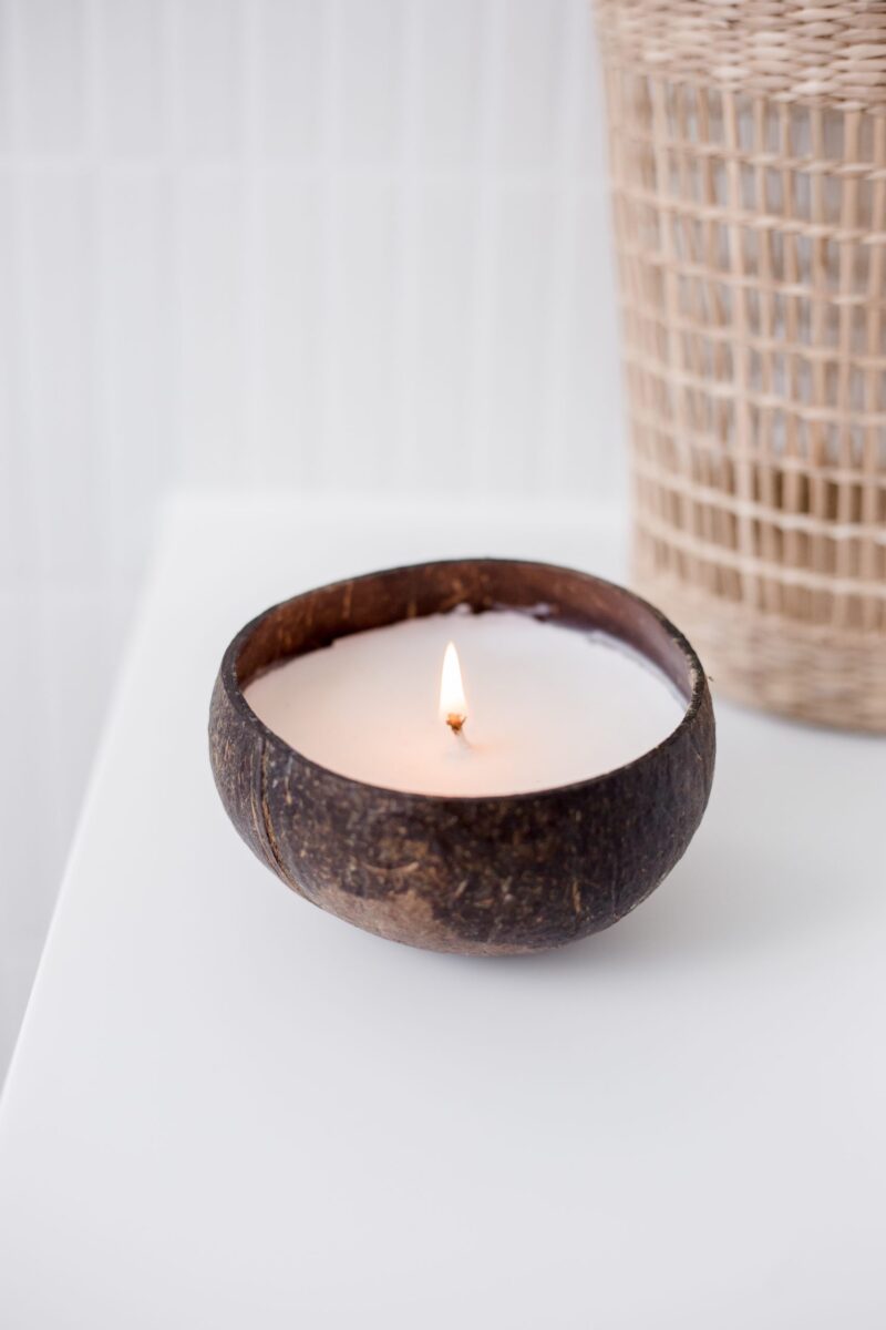 Coconut Candle - Cotton Wick - Image 2