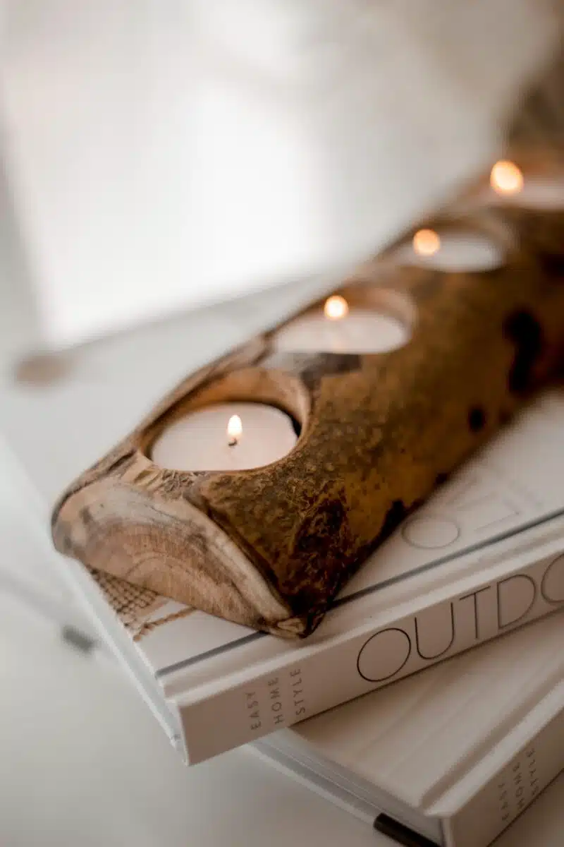 Tree Candle Holder 4 holes (set of 2) - Image 5