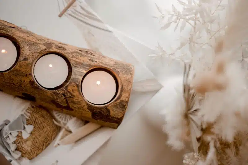 Tree Candle Holder 3 Holes - Image 2
