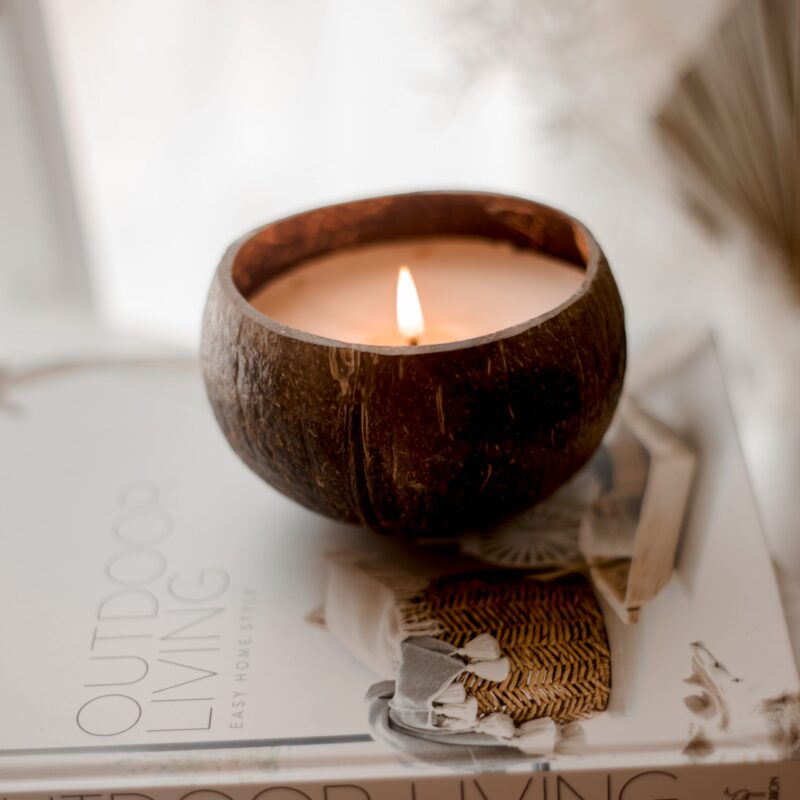 Coconut Candle - Cotton Wick - Image 7