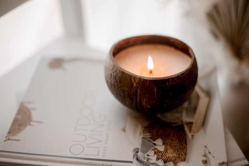 Coconut Candle - Cotton Wick - Image 4