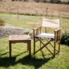 Everton side table and Directors chair