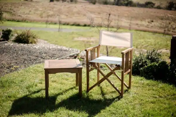 Everton side table and Directors chair