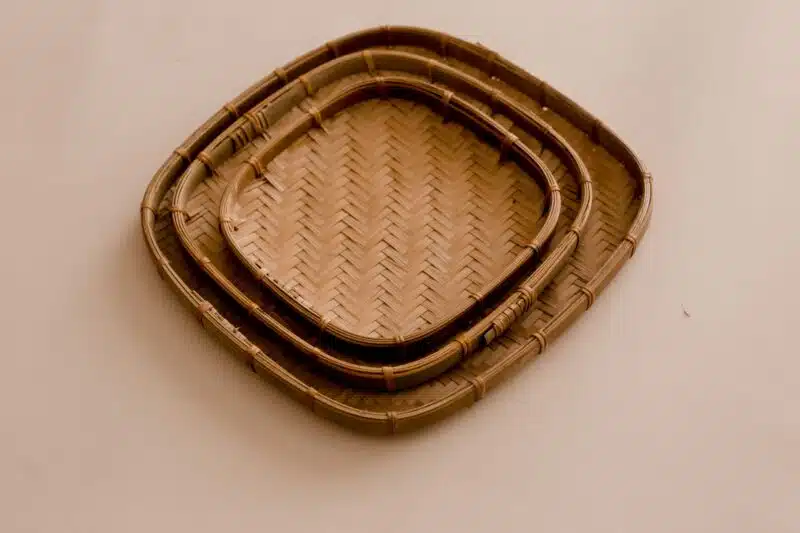 Bamboo Square Tray - Image 2